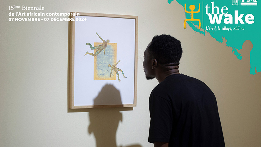 Las obras de Youssef Taki en la XV edición de la Bienal de Arte de Dakar “The wake”.