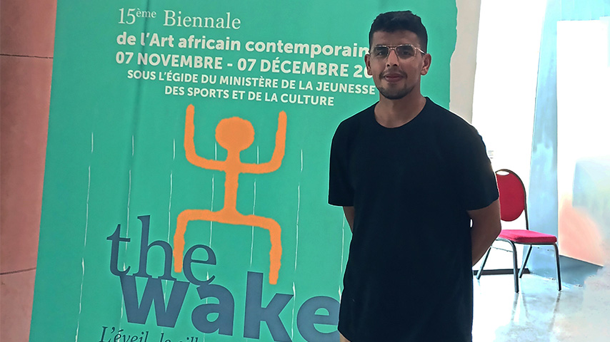 Las obras de Youssef Taki en la XV edición de la Bienal de Arte de Dakar “The wake”.