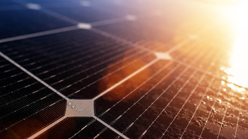 Panel solar.