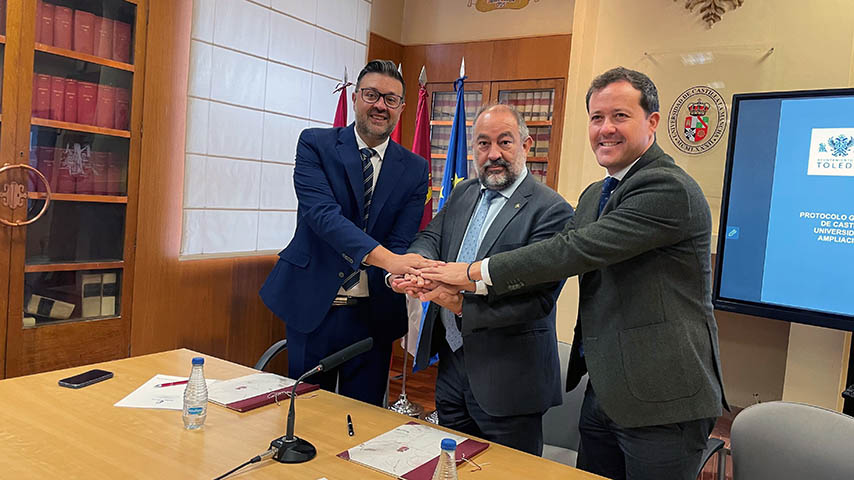 Amador Pastor, Julián Garde y Carlos Velázquez.