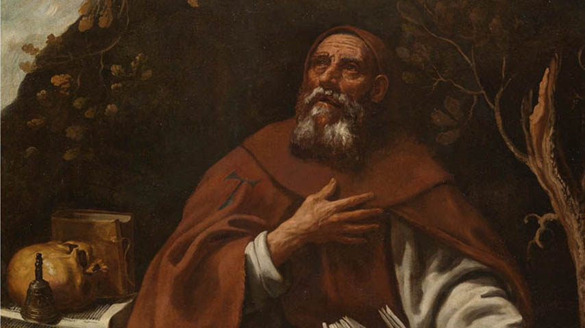 San Antonio Abad, de Lucas Tristán.