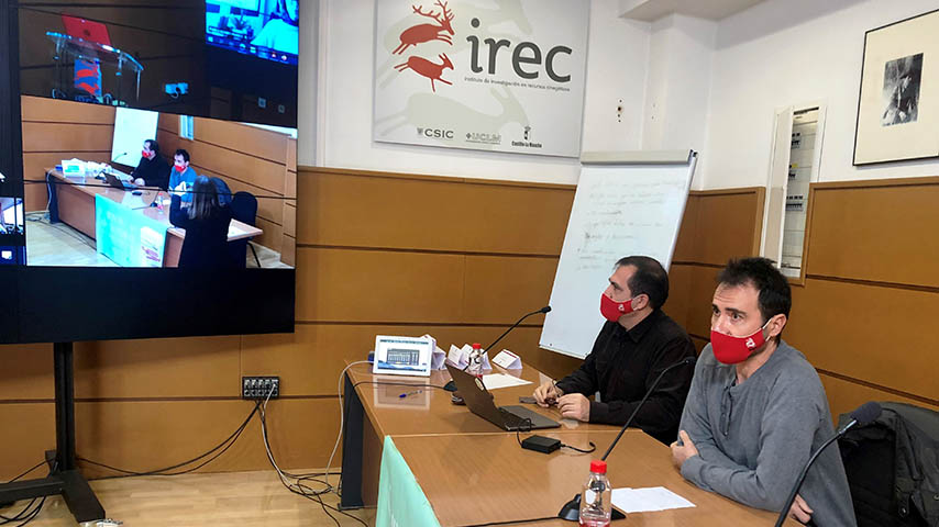 Joaquín Vicente Baños y Rafael Mateo Soria, en la inauguración del curso de verano