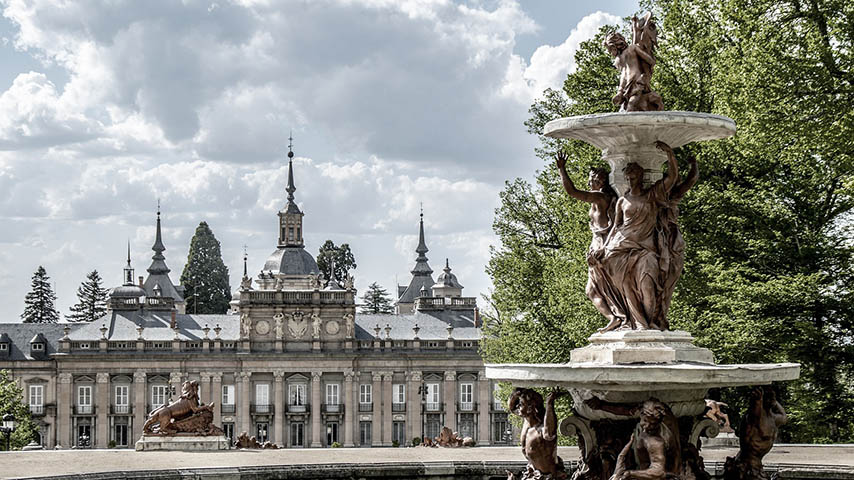 Real Sitio de La Granja, en Segovia.
