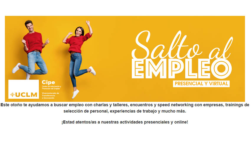 Cartel del programa 'Salto al empleo'.