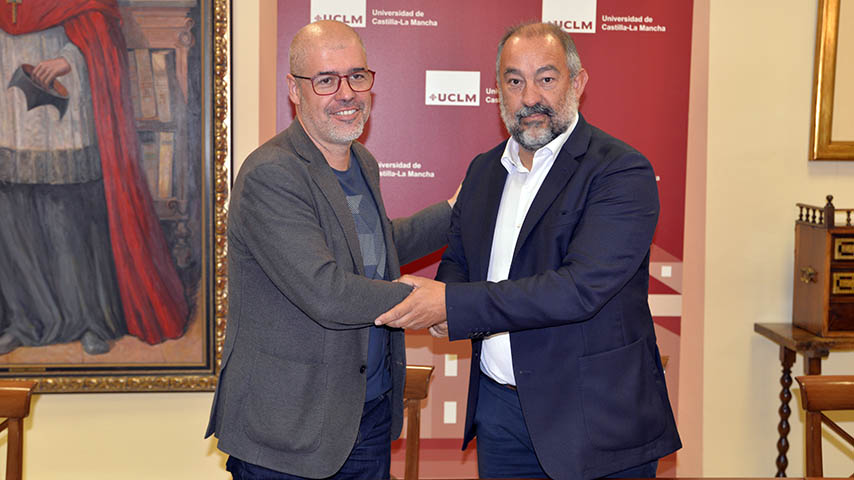 Firma del convenio para la Cátedra UCLM-CCOO.