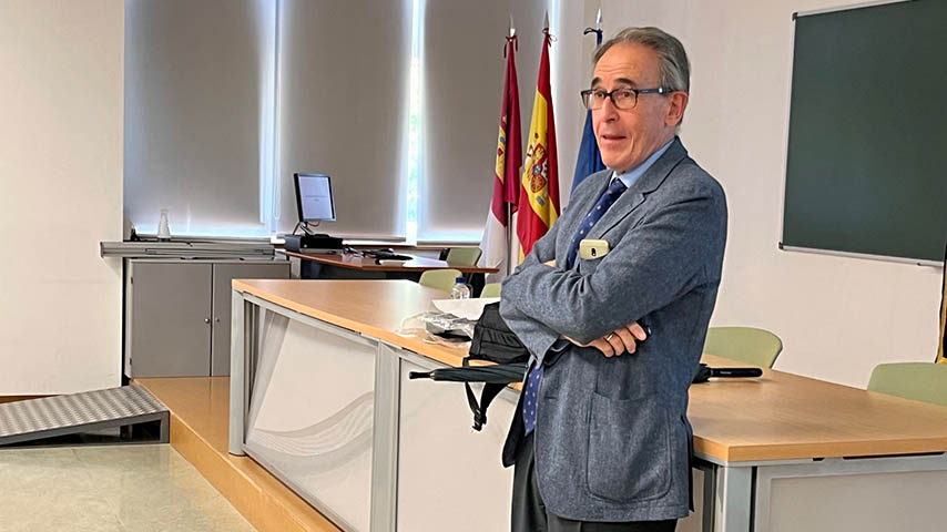 El presidente de la Real Academia de Ciencias Exactas, Físicas y Naturales, Jesús María Sanz Serna