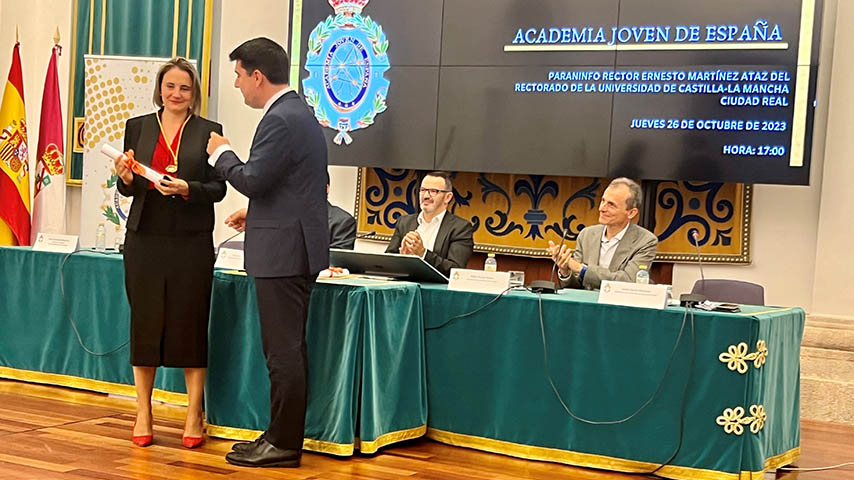 Entrega de medalla 