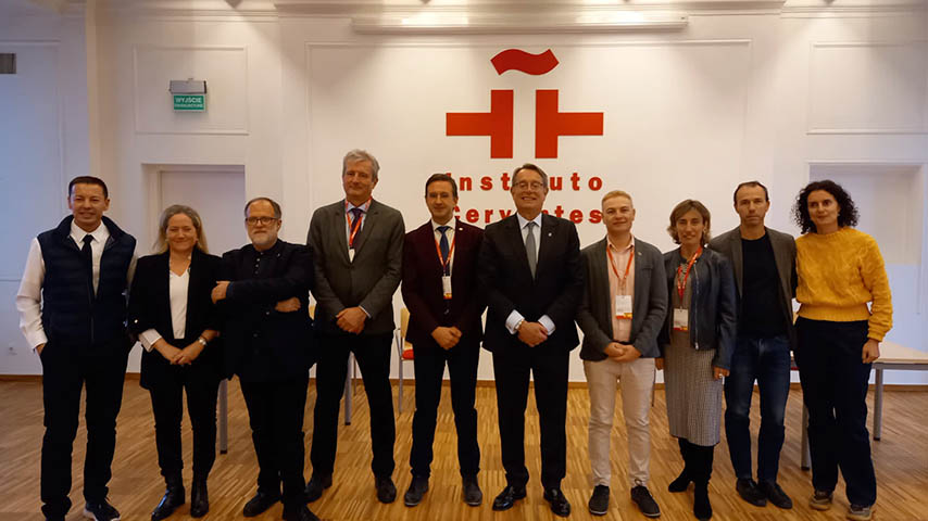 Feria Estudiar en España, celebrada en Polonia.