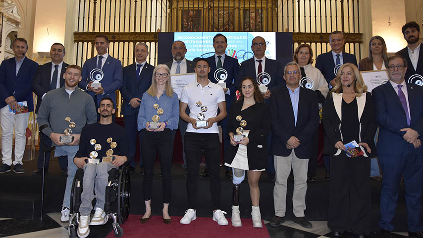 Acto de reconocimientos a las entidades en el ámbito de los Derechos Humanos y el deporte paralímpico.
