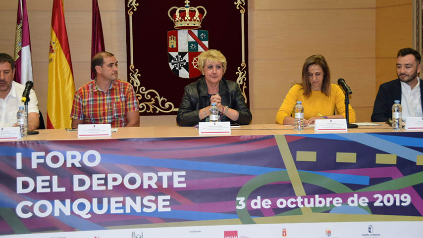 Inauguración del I Foro de deporte conquense.