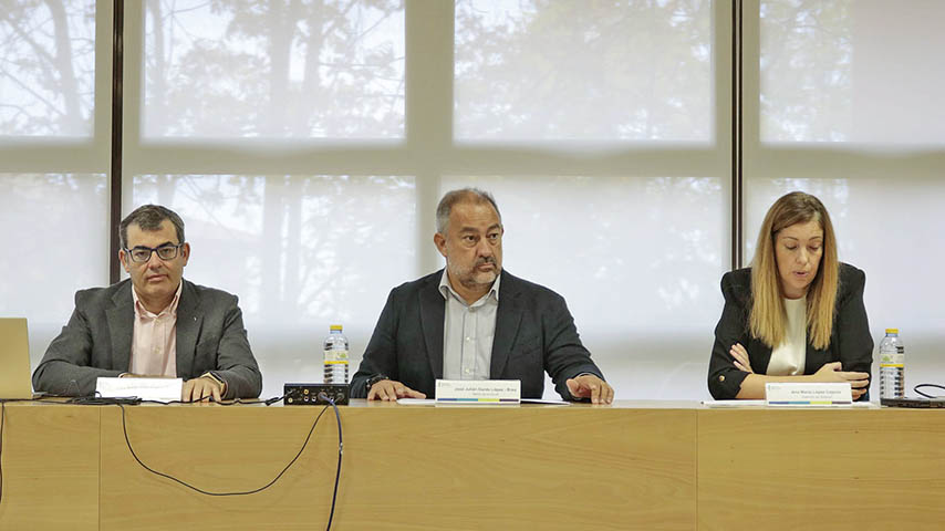 José María Herranz, Julián Garde y Ana López Cepeda