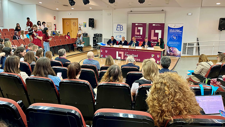 Inauguración del Congreso de enseñanza bilingüe