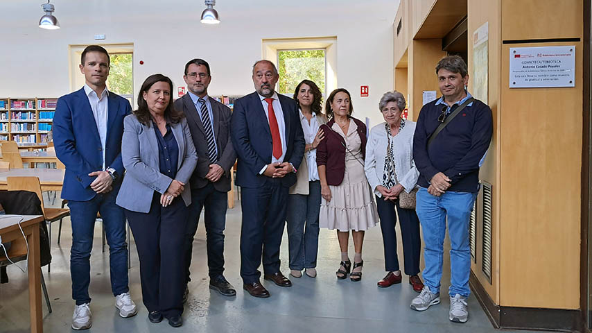 La UCLM rinde homenaje al historiador y bibliotecario Antonio Casado Poyales