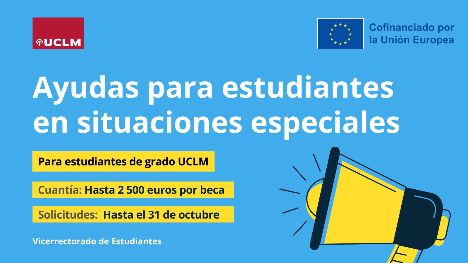 Ayudas para estudiantes en situaciones especiales