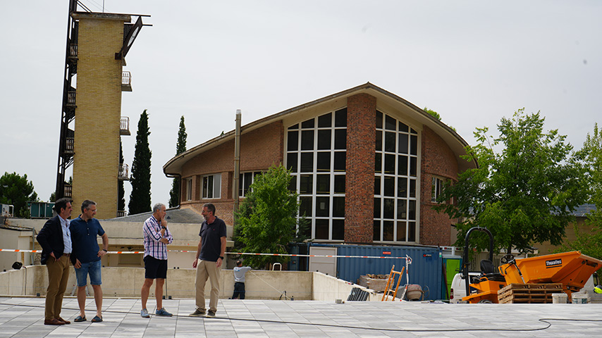 Obras en el campus de Cuenca