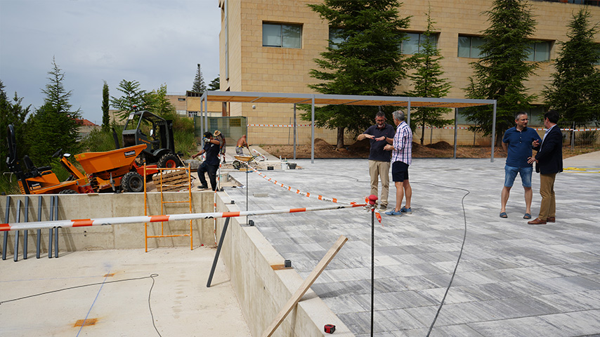 Obras en el campus de Cuenca