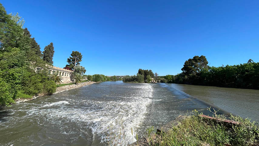 Río Tajo a su paso por Toledo.