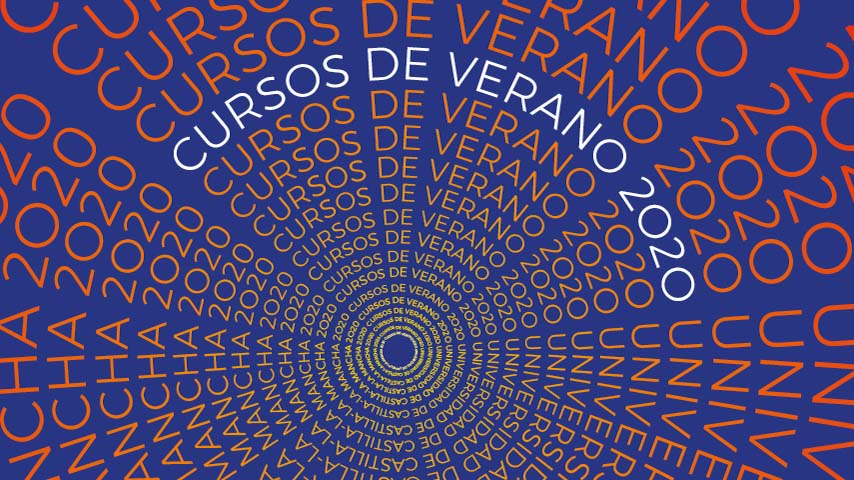 Cartel de los Cursos de Verano 2020 de la UCLM.