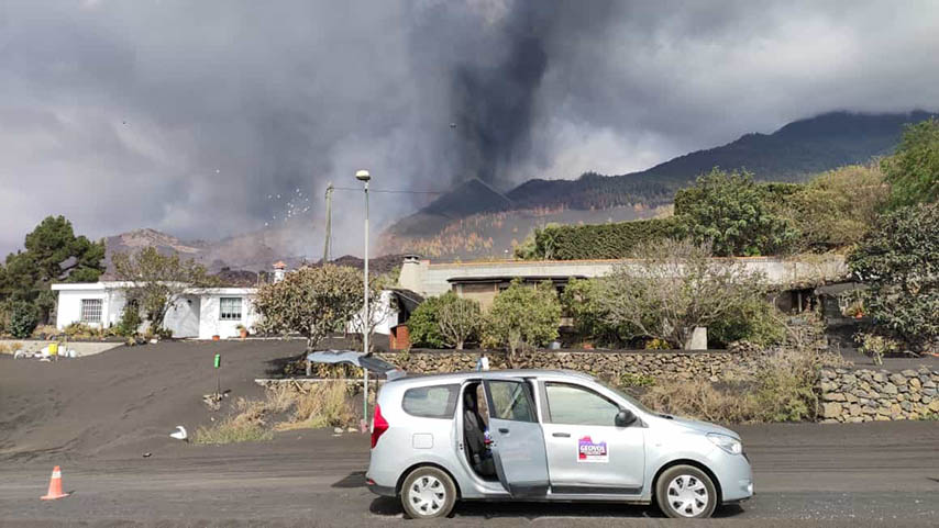 Coche de GEOVOL en Las Palmas