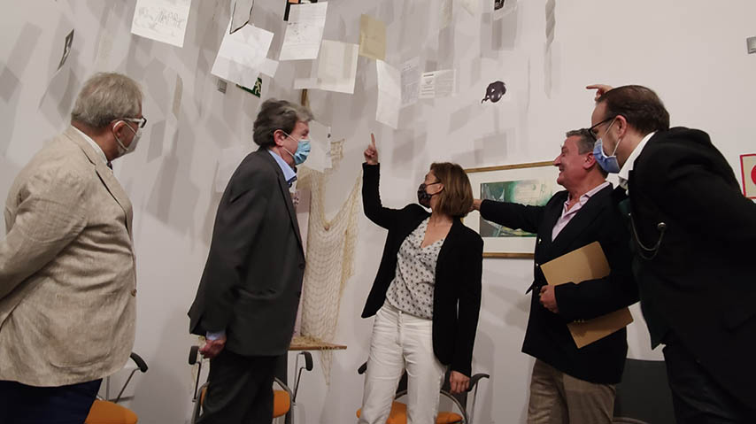Inauguración de la exposición tributo a Cruzeiro Seixas.