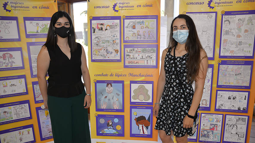 Inauguración de la exposición ‘Mujeres ingeniosas en cómics’.