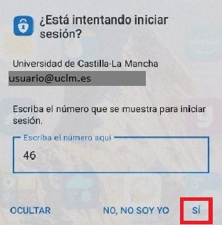 Se está intentando iniciar la sesión