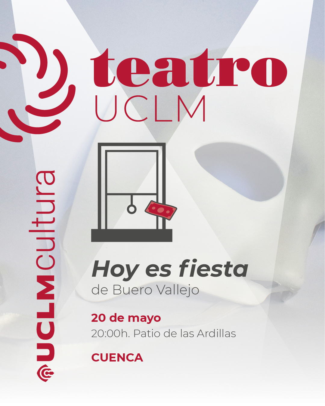 Cartel Hoy es fiesta - Cuenca