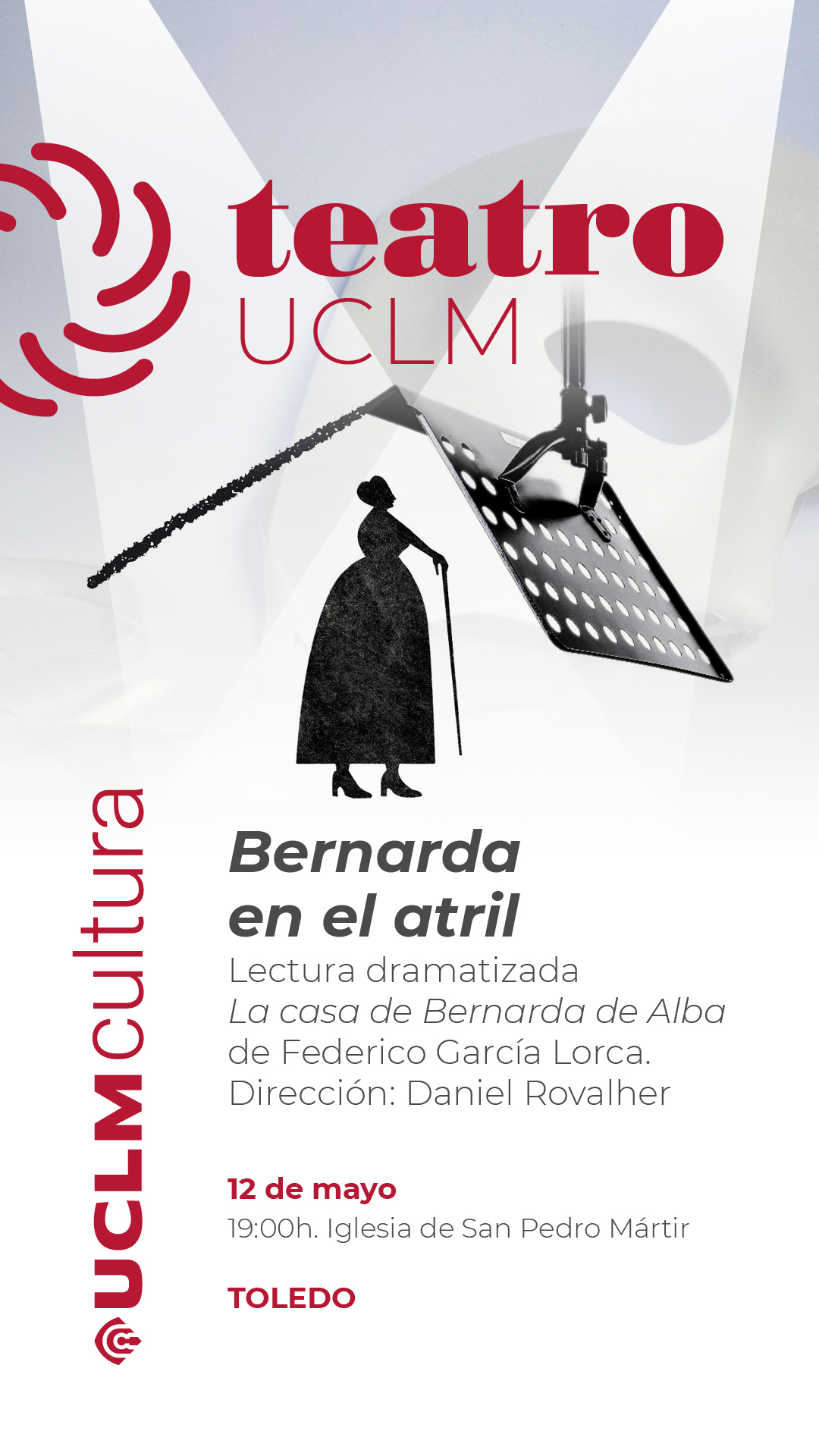 Cartel Bernarda en el atril - Toledo