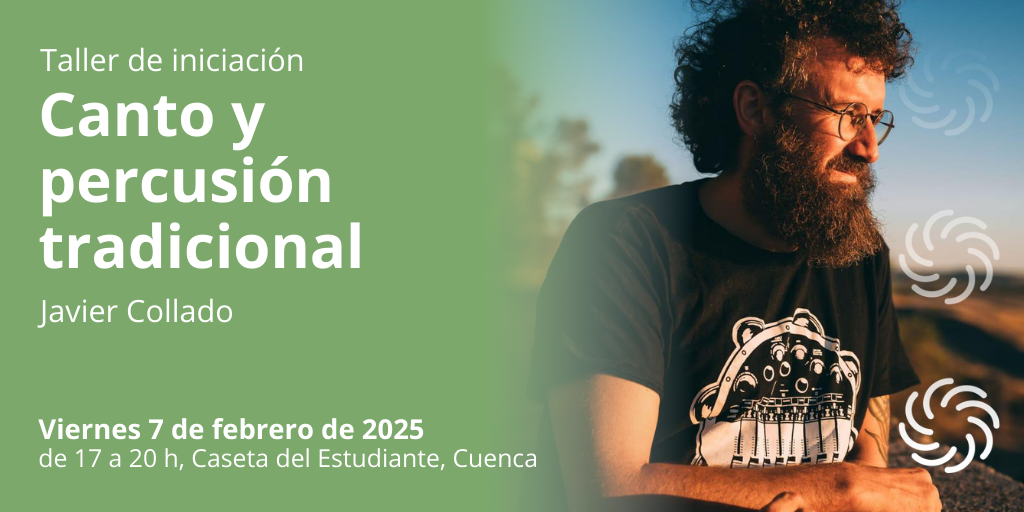 Cartel Canto y percusión tradicional
