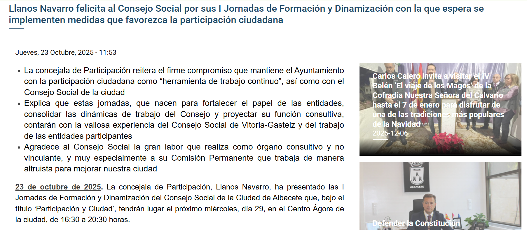 I Jornadas de Formación y Dinamización d