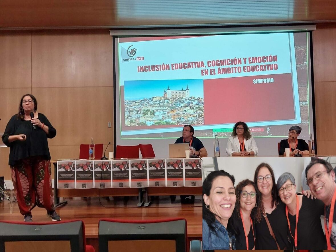 Momentos de la charla inclusión educativ