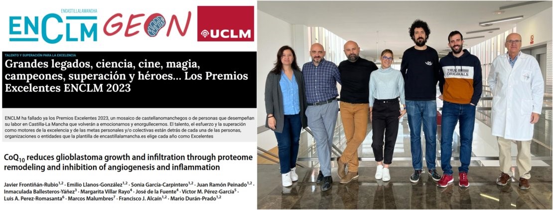 ENCLM concede el Premio Excelentes 2023 “Sin Ciencia no hay futuro” a una investigación liderada por el grupo GEON de la Facultad de Medicina de Ciudad Real. 