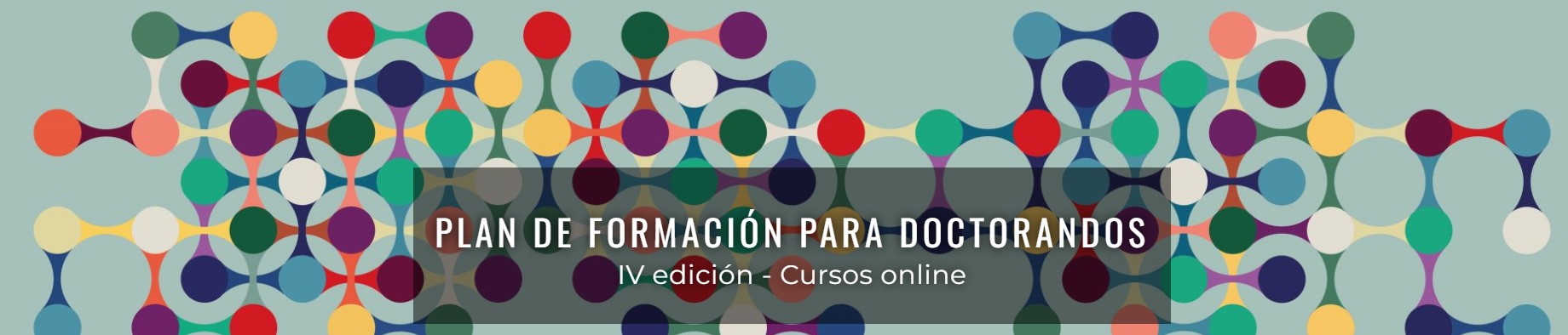 IV Plan de formación para doctorandos de