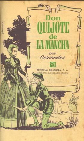 Portada de la edición de Don Quijote de Bruguera 1961