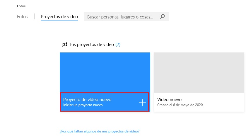 proyecto nuevo