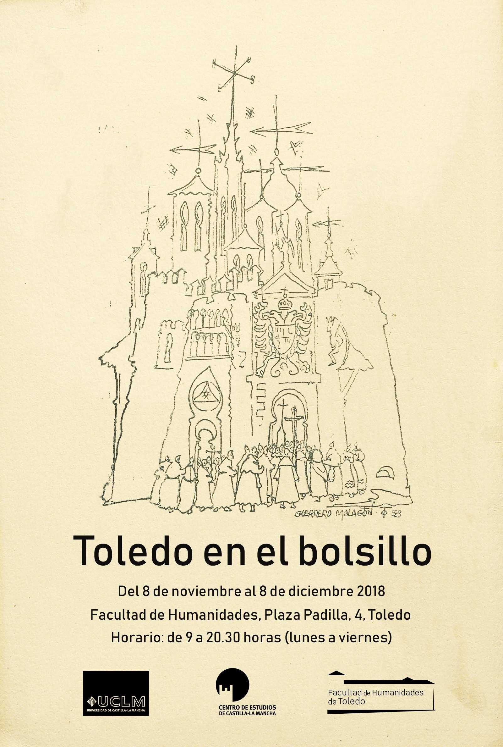 Cartel de la exposición Toledo en el bolsillo