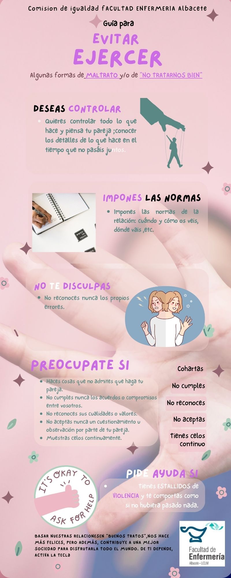 Guía para evitar ejercer algunas formas de maltrato